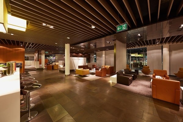 Lufthansa airport lounge