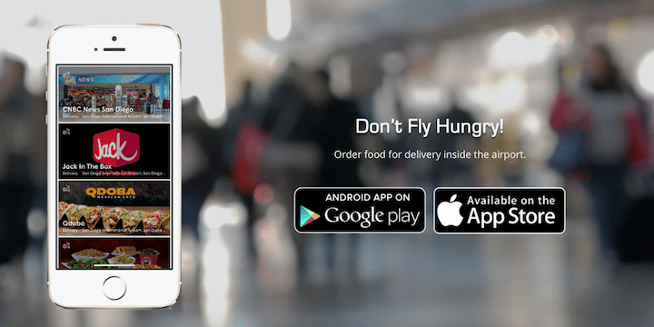 How to get food delivered to your airport gate