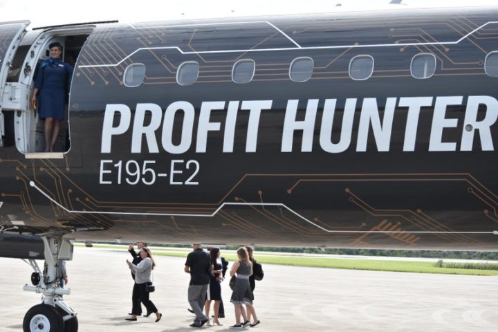 Embraer E195-E2 Profit Hunter at Embraer Media Day