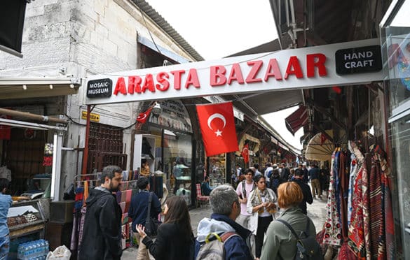 Popular spice market in Istanbul