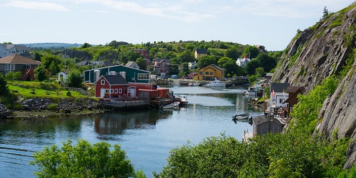 Quidi Vidi village in St. John's, Newfoundland & Labrador