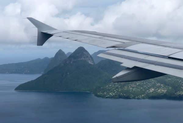 Arriving in Saint Lucia on JetBlue B6
