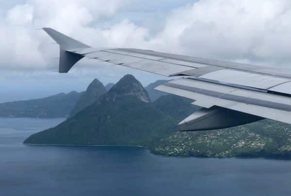 Arriving in Saint Lucia on JetBlue B6