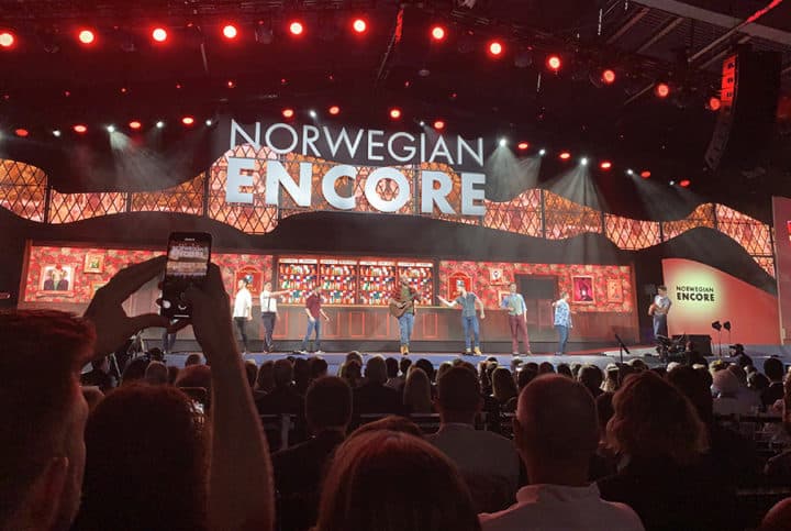 Norwegian Encore christening event in Port Miami