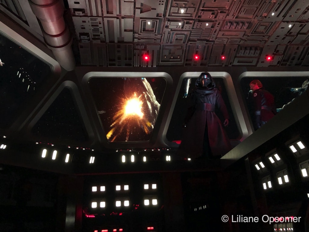 Kylo Ren interrogates prisoners on the Star Destroyer