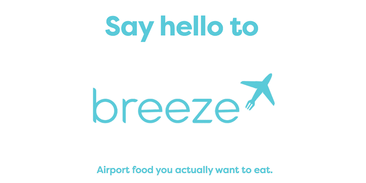 The new Breeze app helps you get healthy food at the airport