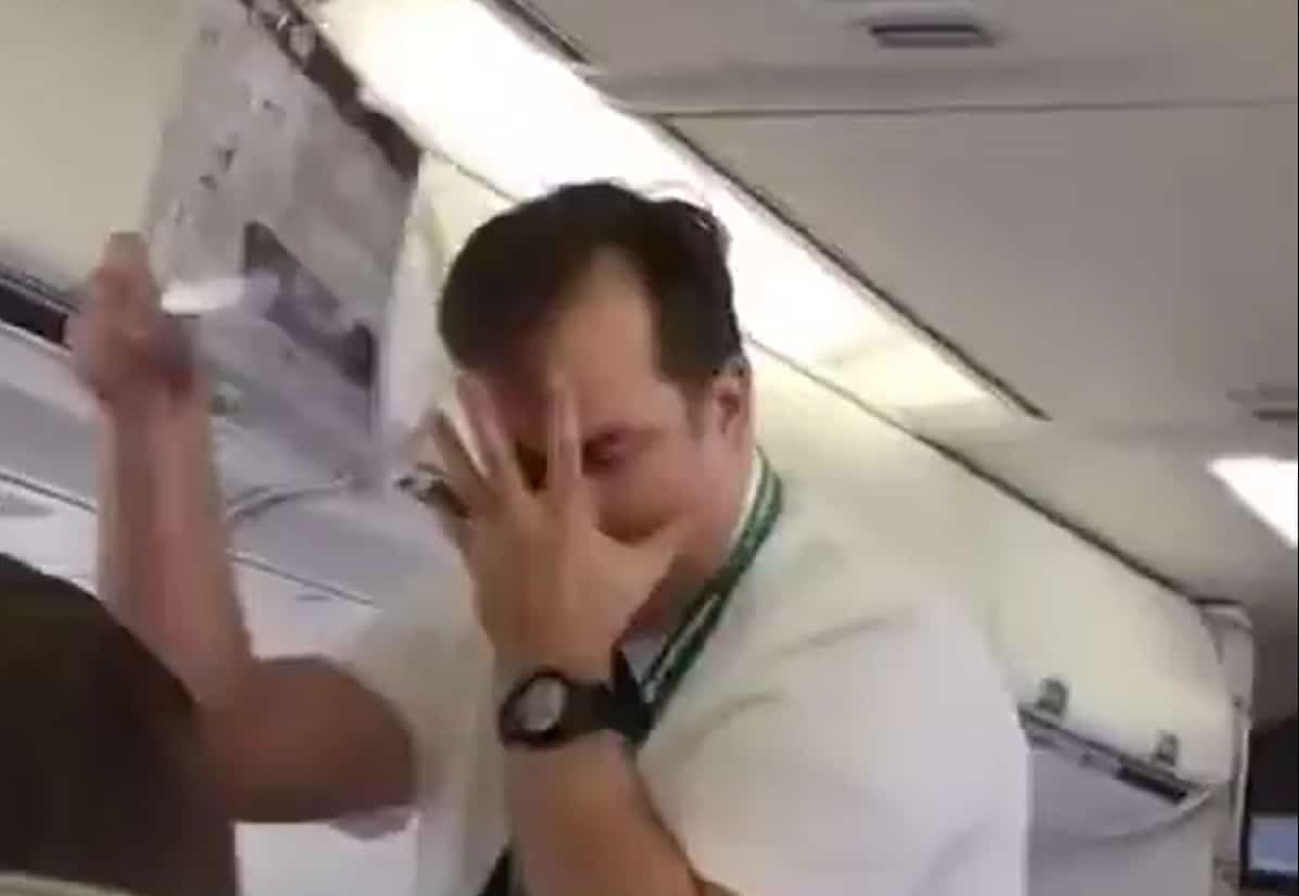 Hilarious Video of Flight Attendant's In-Flight Safety Demonstration -  