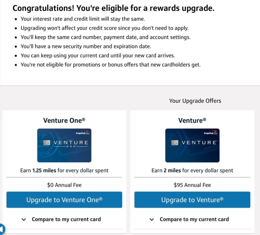 Can I Downgrade My Venture X to Venture Rewards?