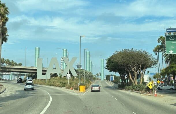 LAX sign. Credit: Johnny Jet