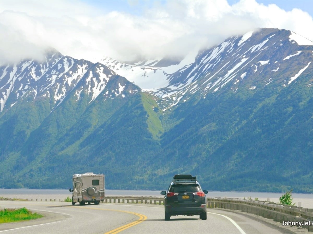 A highway in Alaska.