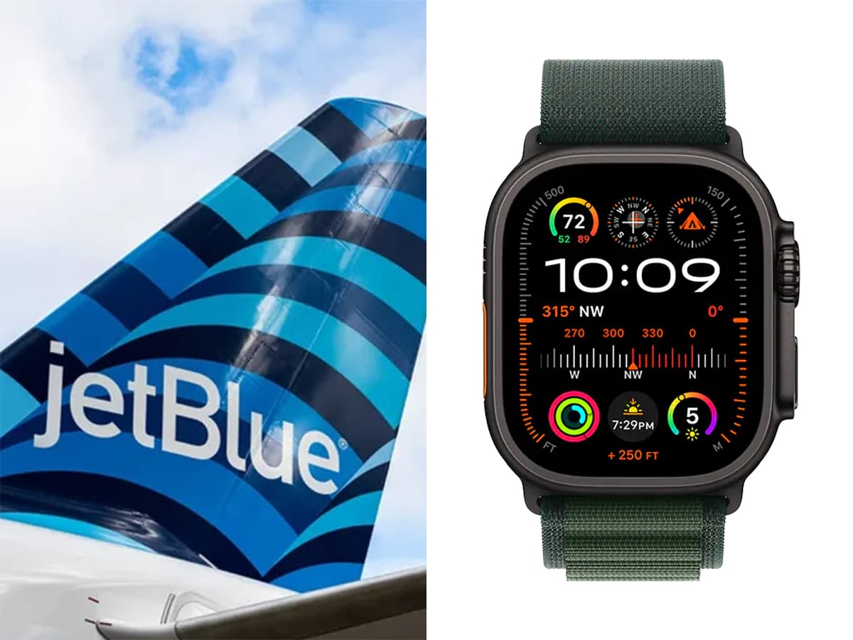 Joel McHale leaves Apple Watch on JetBlue flight.