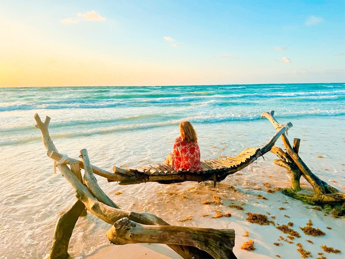 Melissa Curtin in Tulum, Mexico.