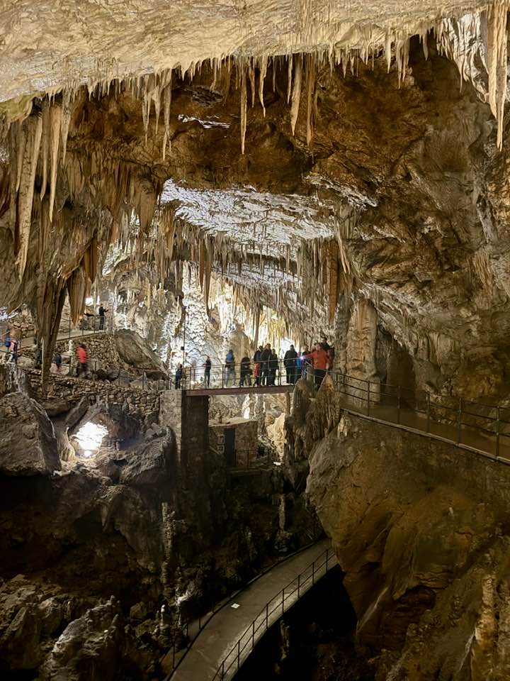 Postojna Caves in Slovenia