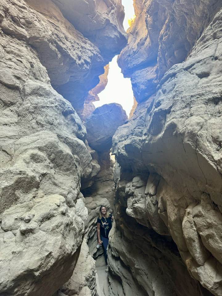 Slot Canyon hike in Anza Borrego Desert State Park, California