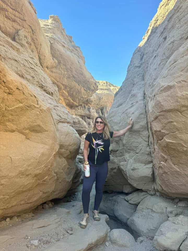 Slot Canyon hike in Anza Borrego Desert State Park, California