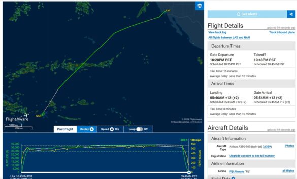 Fiji Airways review: Flying from L.A. to Nadi in the very back of the ...