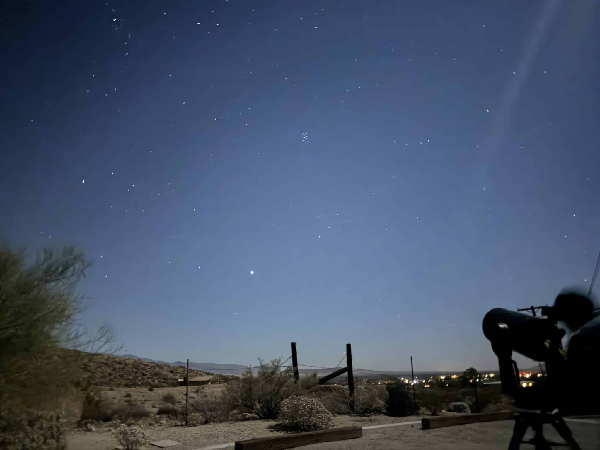 Stars in Anza-Borrego Desert State Park in California