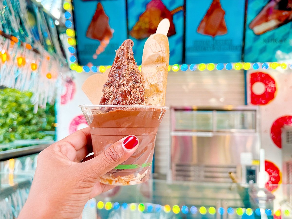 Ice cream at Eat Street in Brisbane, Australia.