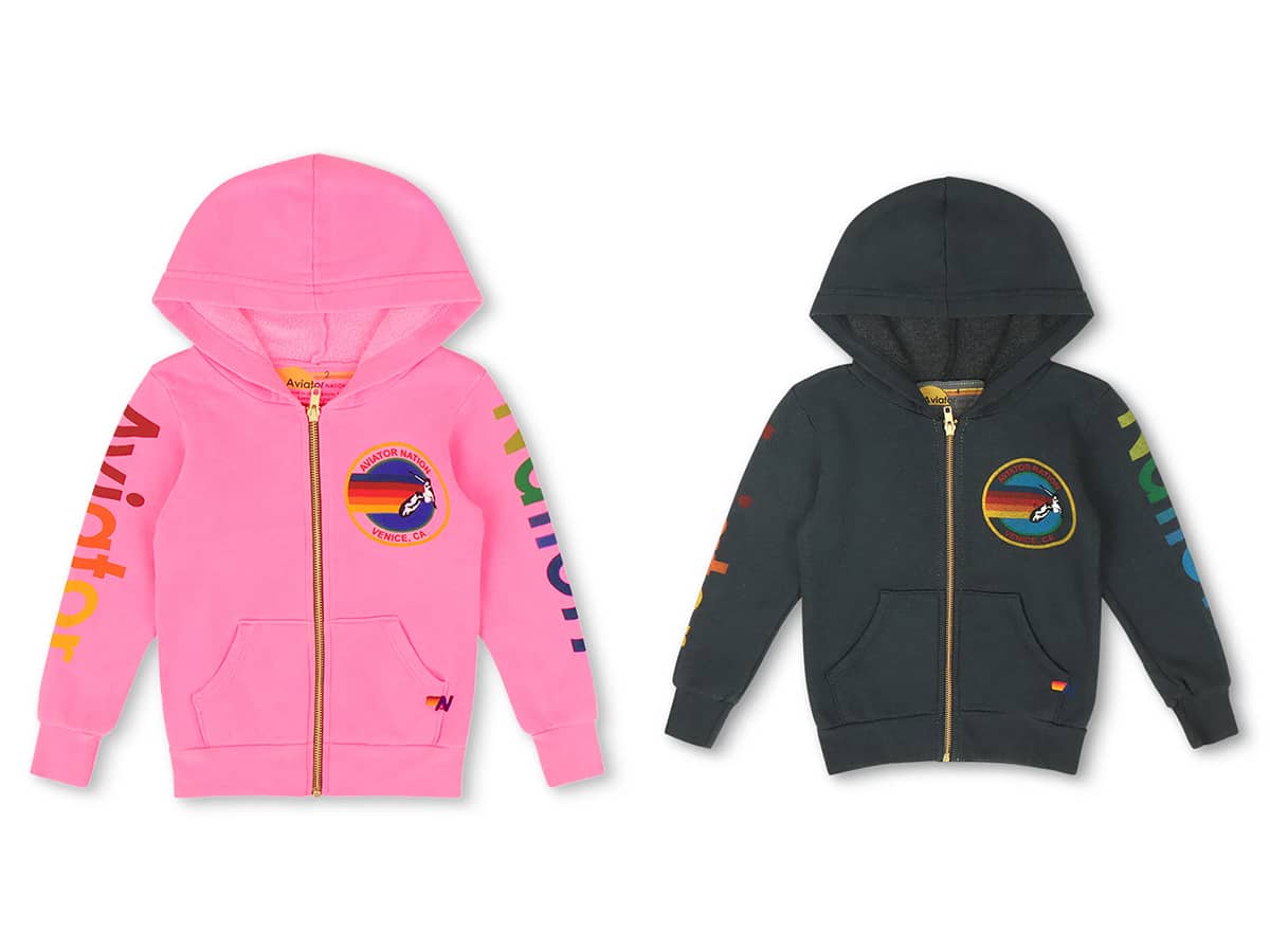 Aviator Nation hoodies for kids.