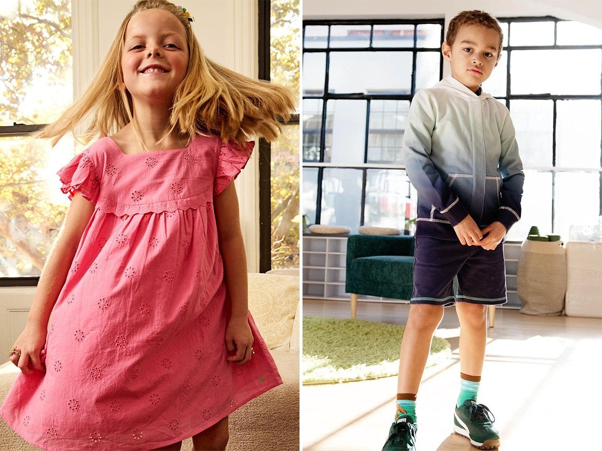 Children wearing Magnetic Me clothing.