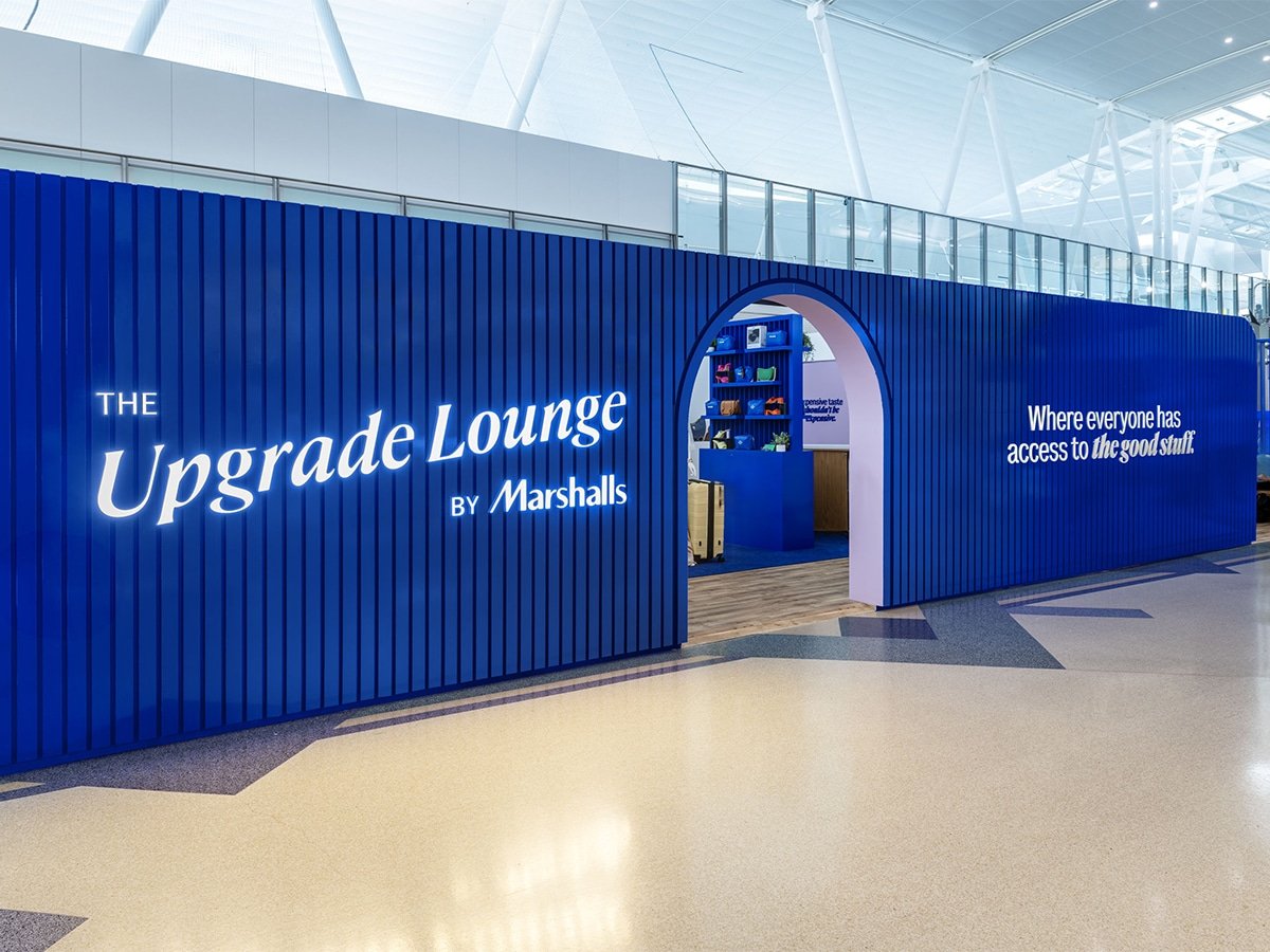 The exterior of The Upgrade Lounge at New York's JFK Airport.