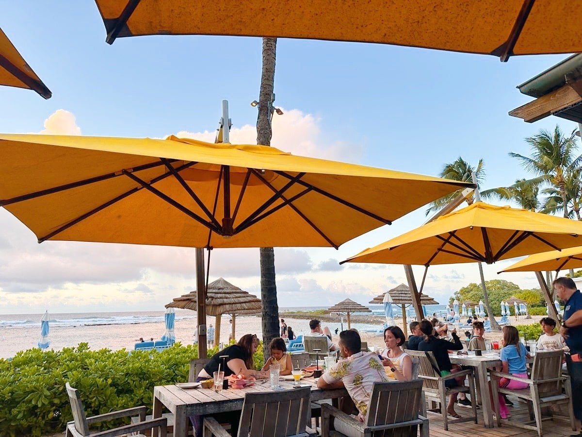 The Beach House restaurant at the Ritz-Carlton Oahu, Turtle Bay.