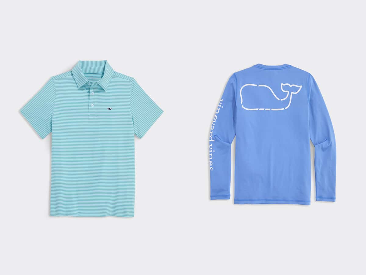 Vineyard Vines clothing for kids.