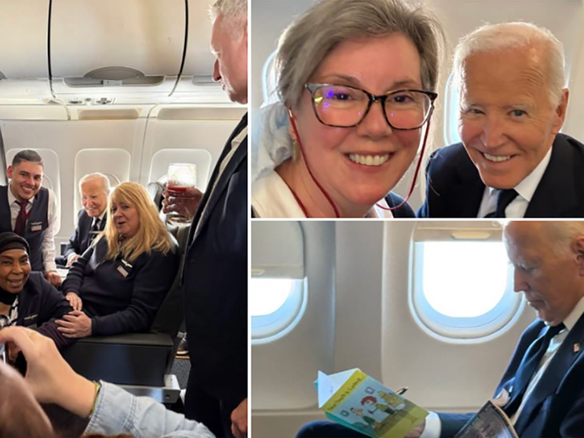 American Airlines bumped a First Class passenger for President Joe Biden.