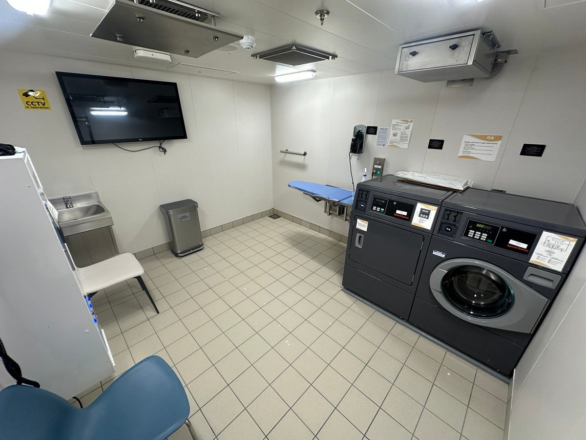 Laundry room on Sun Princess