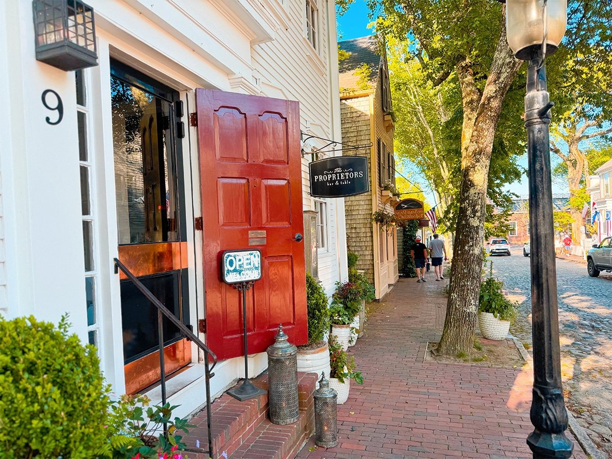 The Proprietors Bar and Table in Nantucket.