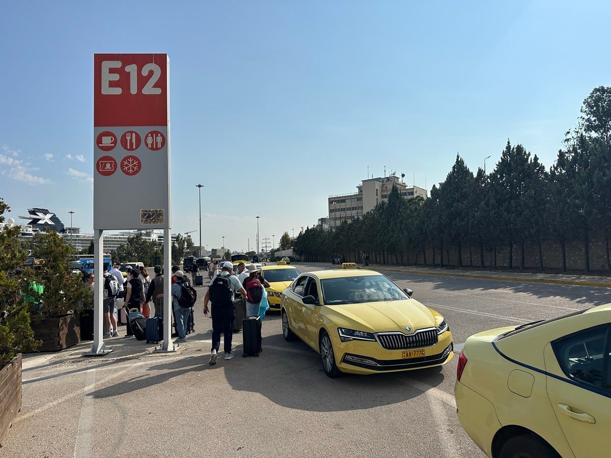 Arrival in Athens, Greece 