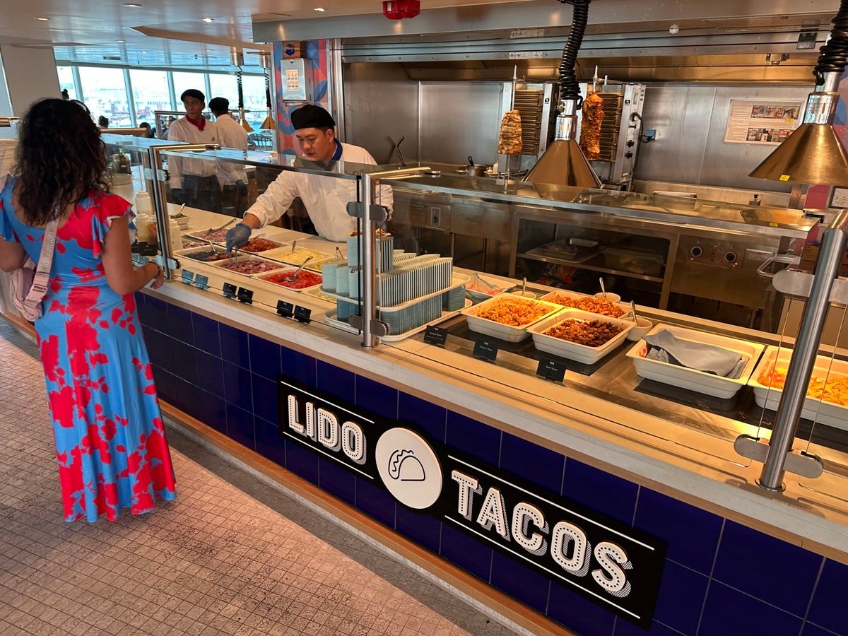 Sun Princess Lido Tacos