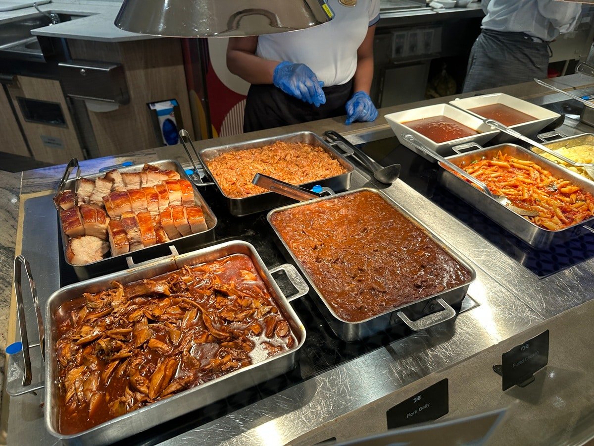 Sun Princess American Diner buffet