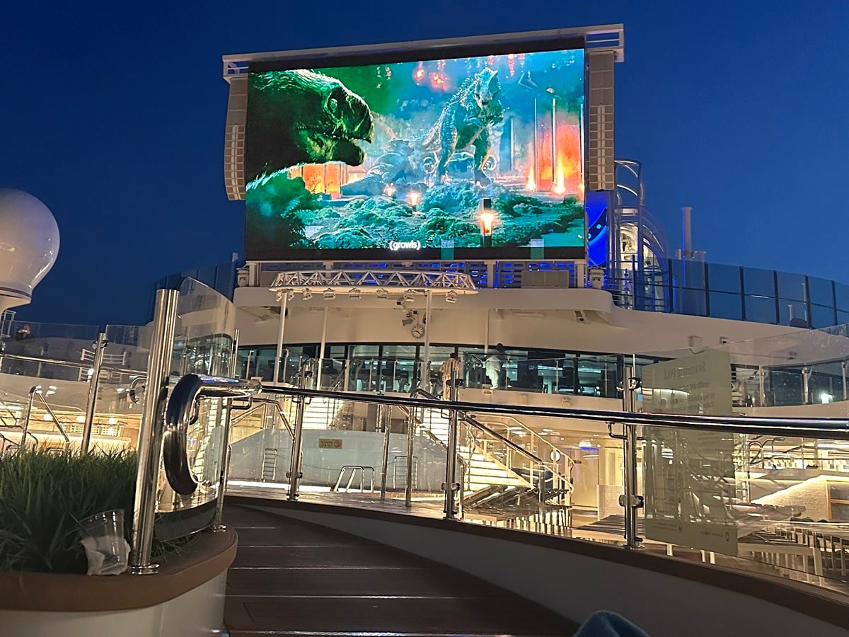 Sun Princess movie night