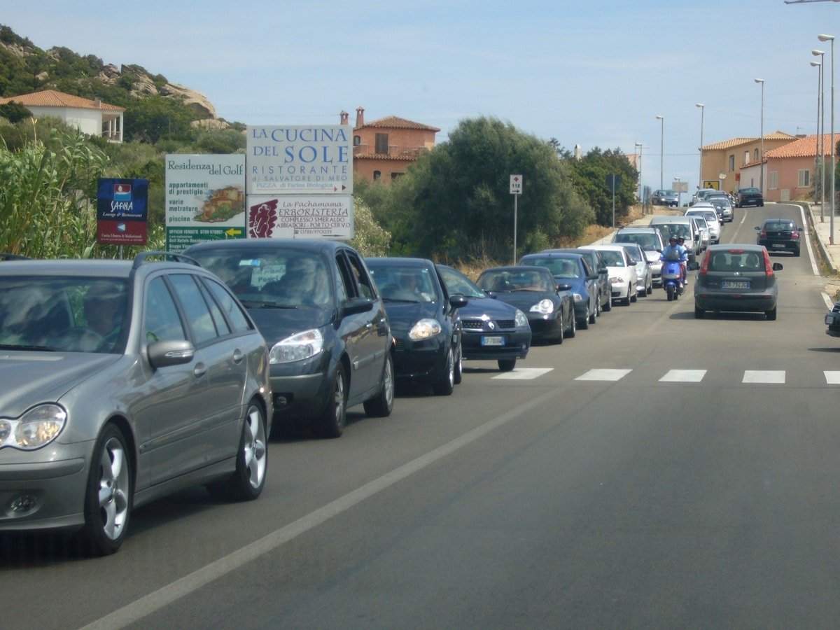 Costa Smeralda Sardigna Traffic