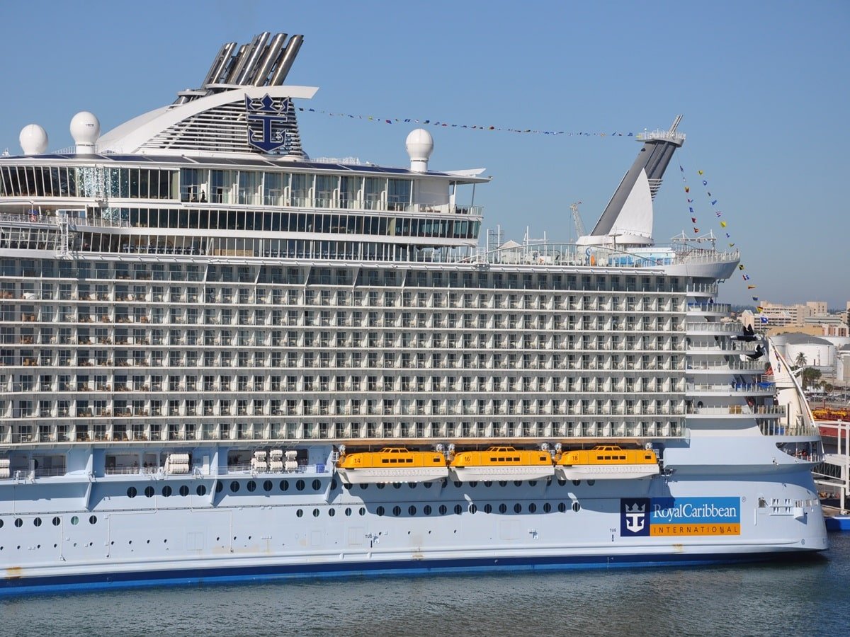 Royal Caribbean ship docked