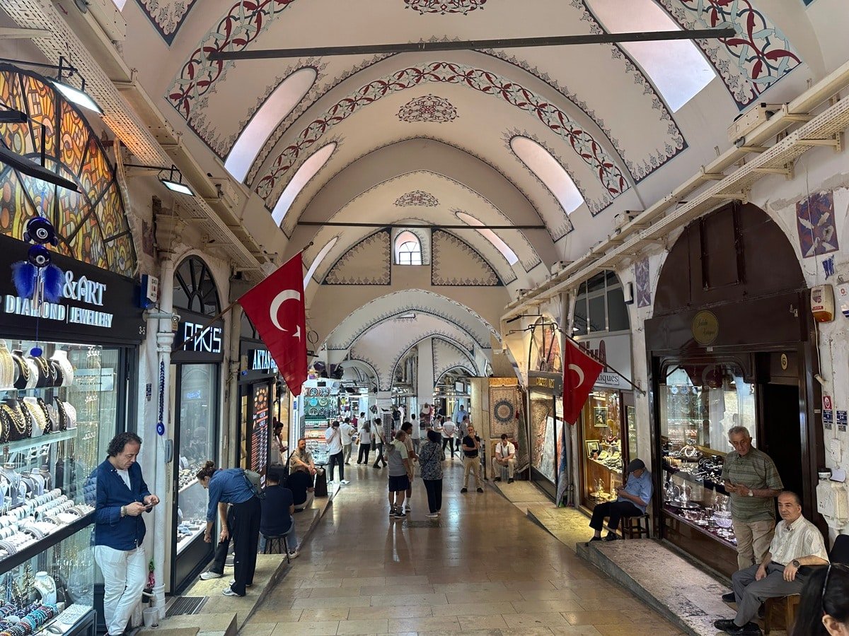 Grand Bazaar in Istanbul Turkey 
