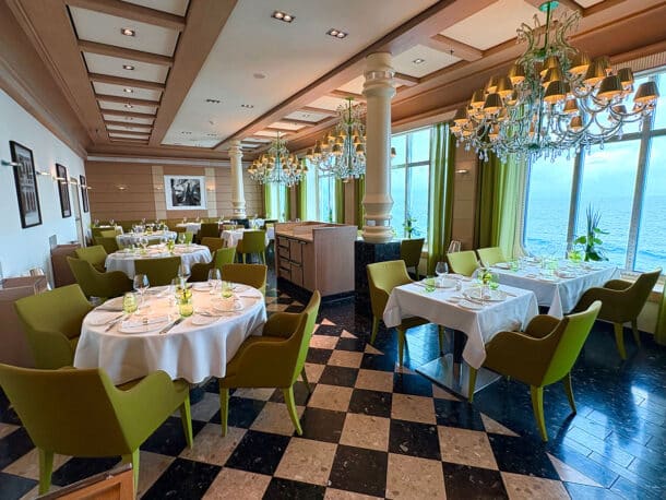 Serenissima restaurant on Europa 2 [Photo: Veronica Stoddart]